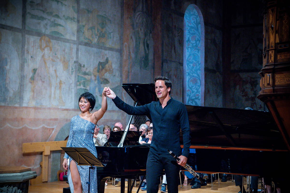 Andreas Ottensamer and Yuja Wang © Raphaël Faux