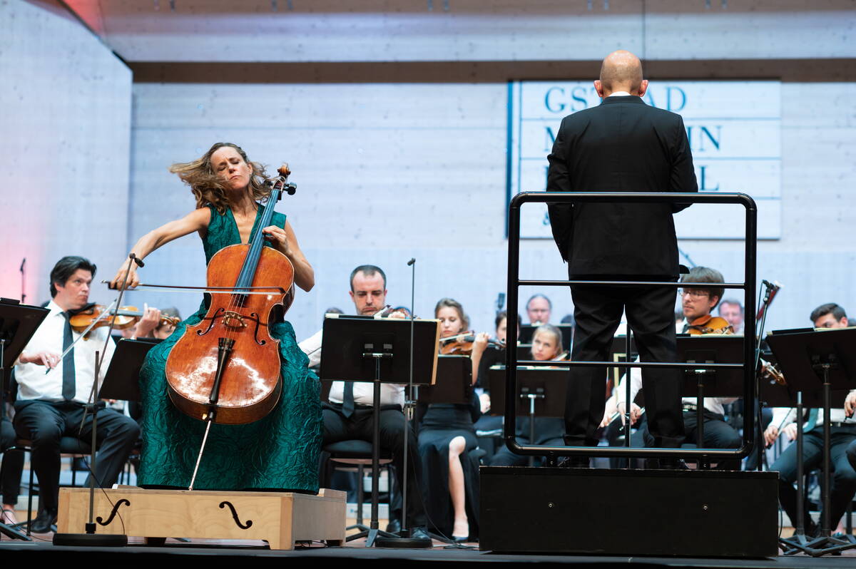 Sol Gabetta, Jaap van Zweden, Gstaad Festival Orchestra