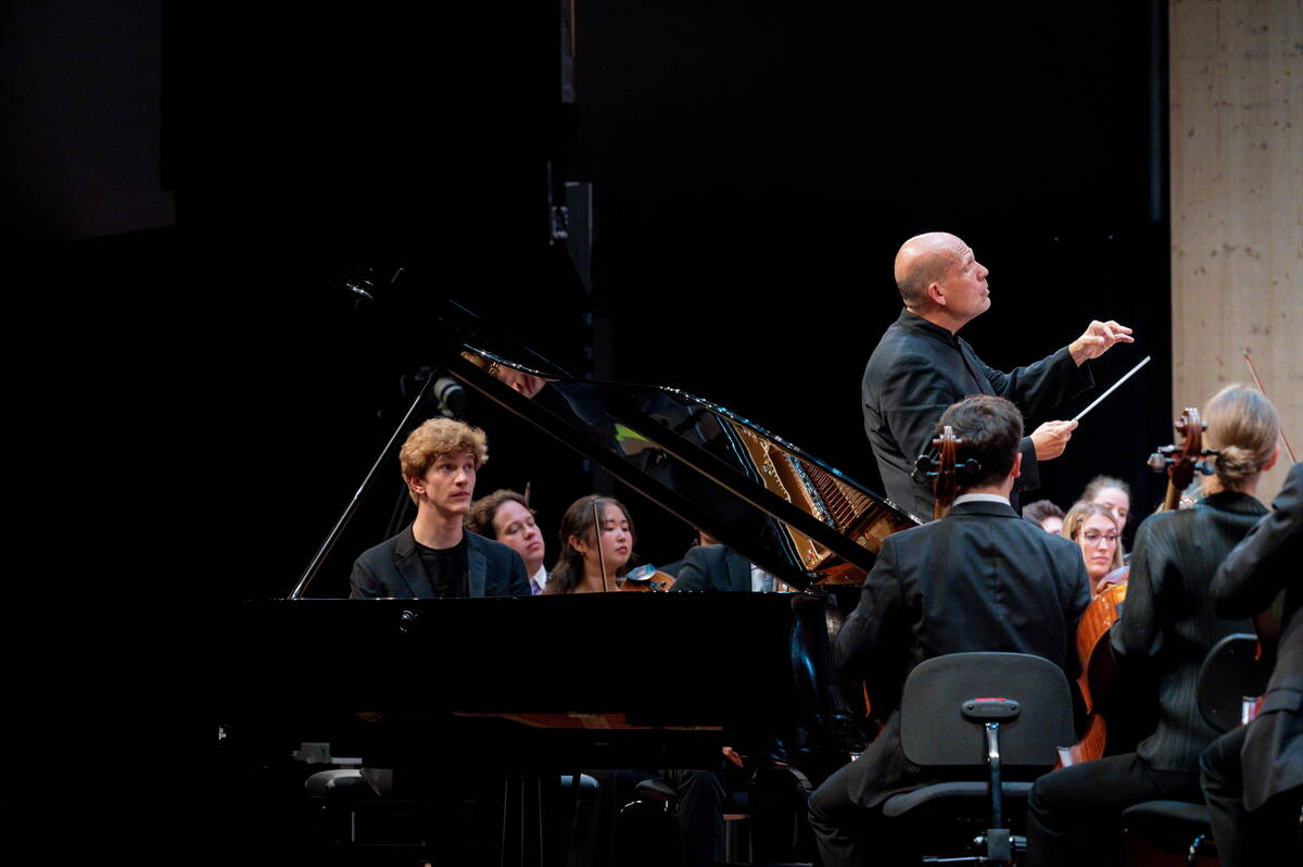 Jan Lisiecki, Jaap van Zweden, Gstaad Festival Orchestra, Festival-Zelt Gstaad