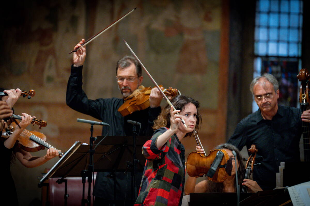 Patricia Kopatchinskaja, Il Giardino Armonico, Giovanni Antonini, Kirche Saanen