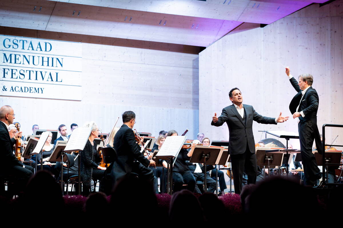 Juan Diego Flórez, Musikkollegium Winterthur, Christopher Franklin, Festival-Zelt Gstaad