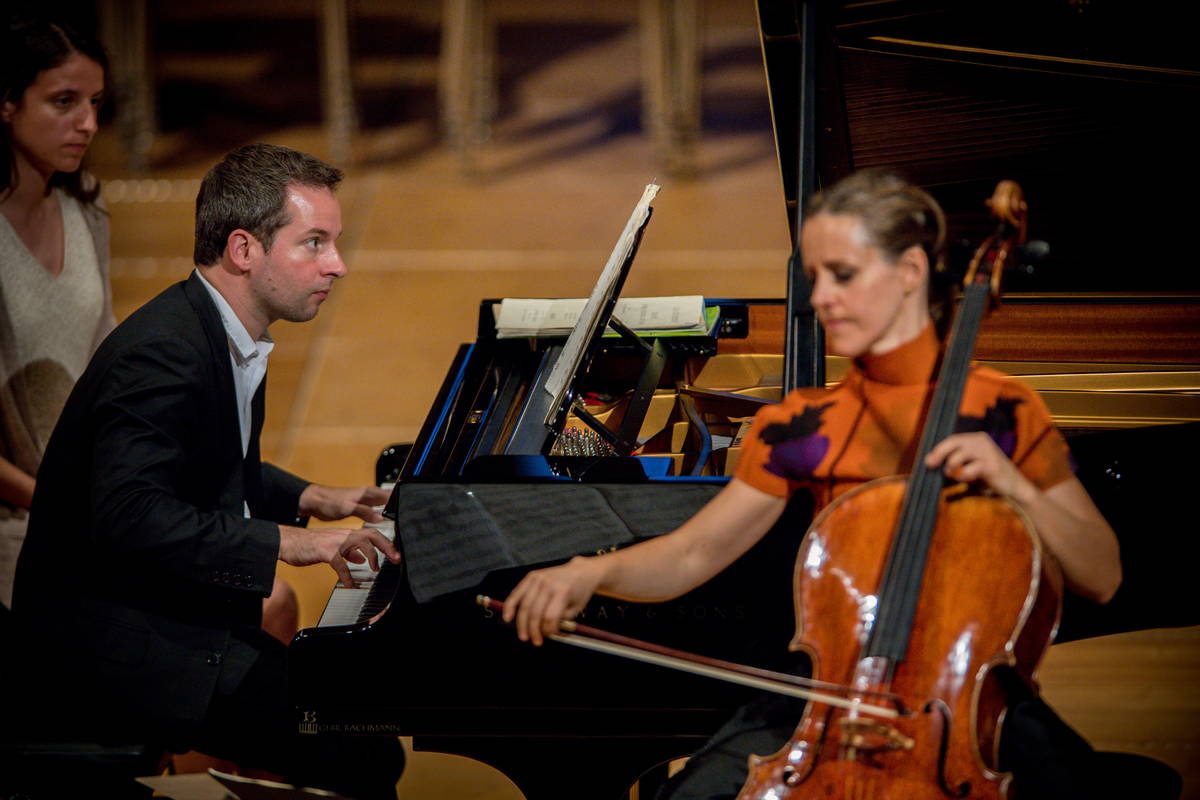 Sol Gabetta and Bertrand Chamayou © Raphaël Faux