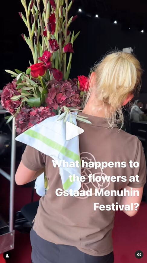 Flowers Gstaad Menuhin Festival