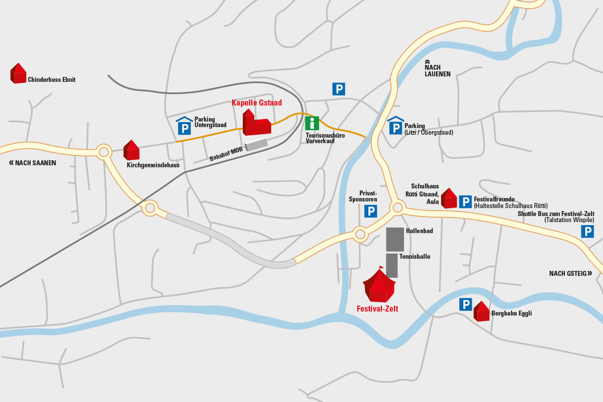 Situationsplan Gstaad